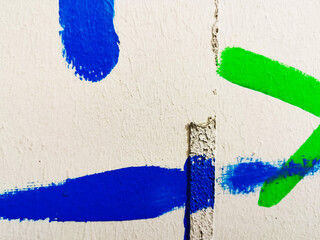 Details of graffitis painted on wall you can use as background for your design