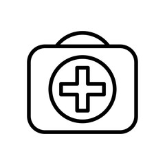 First aid kit, outline