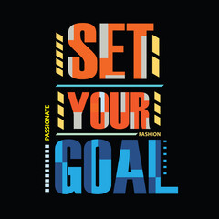 Modern typography for t shirt