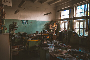 old Soviet factory premises