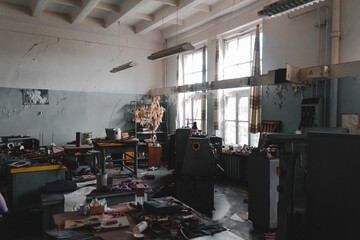 old Soviet factory premises