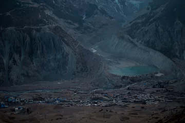 Photo sur Plexiglas Manaslu Above Manang mountain village, Annapurna circuit, Nepal