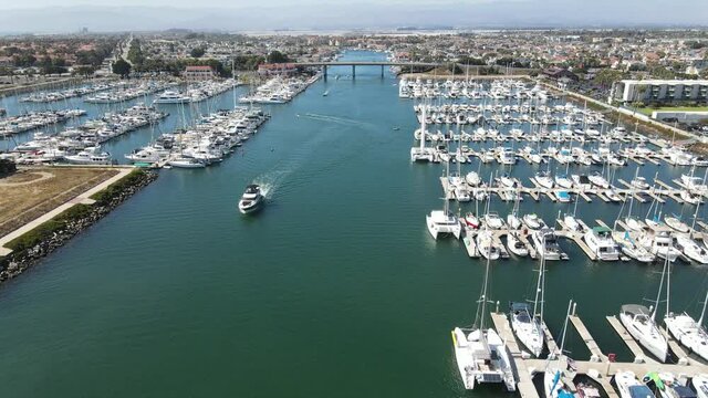 Channel Islands Harbor Ventura Aerial