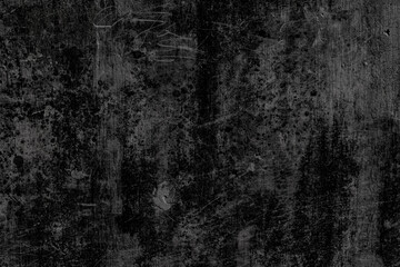 Black rough concrete background with scratch and crack and dirt