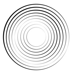 Lines in Circle Form . Spiral Vector Illustration .Technology round. Wave Logo . Design element . Abstract Geometric shape .