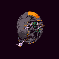 Witch illustration