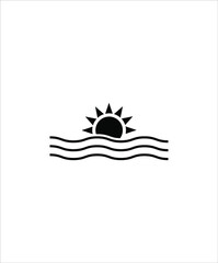 sunrise icon,vector best flat icon.