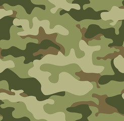
Camouflage seamless pattern. Army background. Modern vector design. Print on fabric.