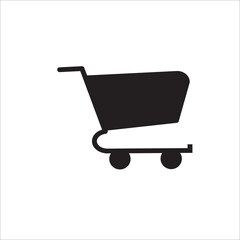 Shopping cart icon vector