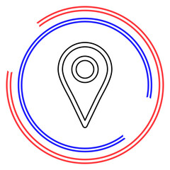 map pointer vector icon