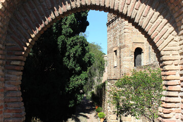 Palacio de la Alcazaba de Málaga (Andalucía, España)