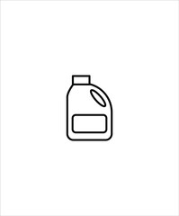 plastic bottle icon,vector best line icon.