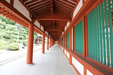 梅雨の晴れ間の薬師寺