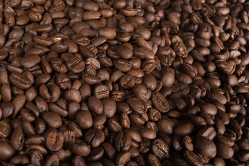 Bunch of coffee grains from Mexico