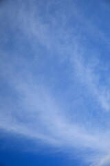 Fantasy white clouds with blue sky background