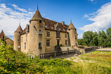 Fototapeta na wymiar Château à Domblans