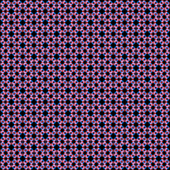 Illustration with repetitive geometric shapes covering the background. Drawing with colored pattern that can be used as a web pattern, wallpaper, digital graphics, gifts and artistic decorations.