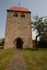 Fototapeta na wymiar Dorfkirche in Heiligengrabe bei Wittstock