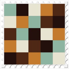 Fototapeta na wymiar colored background in square tiles