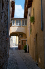 Fototapeta na wymiar Beautiful Italian village core alley