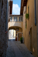 Obraz premium Beautiful Italian village core alley