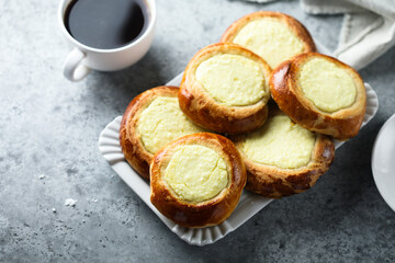 Traditional homemade cottage cheese pastry