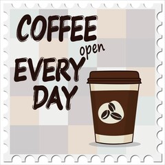 inscription  coffee open every day