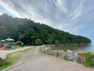 Mountain landscape with river