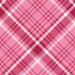Seamless pattern in simple light and dark berry pink and white colors for plaid, fabric, textile, clothes, tablecloth and other things. Vector image. 2