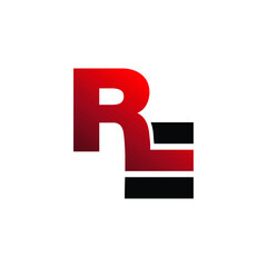 Letter RE logo icon design vector. monogram logo vector illustration