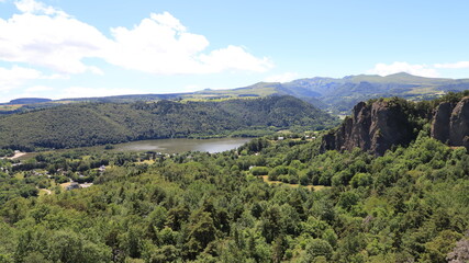 Obraz premium lac Chambon, Auvergne