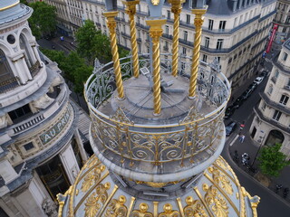 A nice view from a terrace of Paris. 6th july 2020