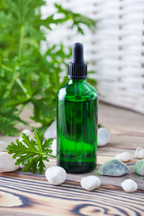 Bottle of Geranium essential oil