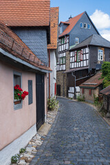 Typical alley in Kronberg / Germany