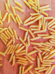 raw pasta background