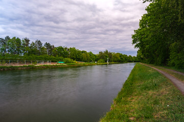 Fototapeta na wymiar Fluss Emsland Ems 