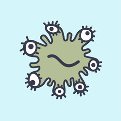 monsters are funny viruses COVID-19