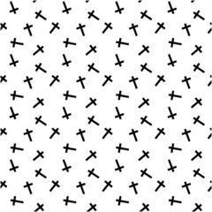 christ cross seamless pattern background 