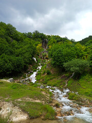 Fototapeta na wymiar Sopotnica waterfalls in Serbia