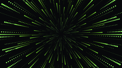 HALFTONE DOTS EXPLOSION BACKGROUND