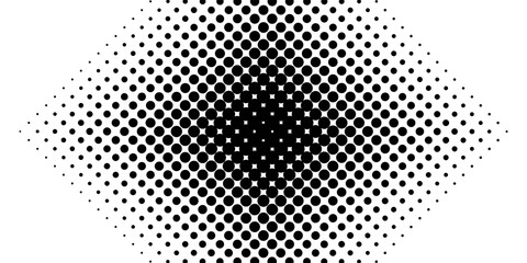 Abstract dot geometric halftone vector template illustration