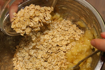 Hafer Bananen Kekse 