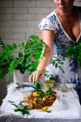 turkish cabbage casserole with minced meat