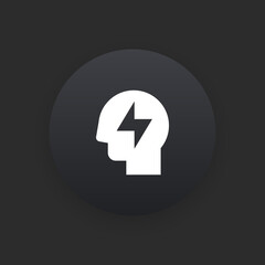 Master Mind -  Matte Black Web Button