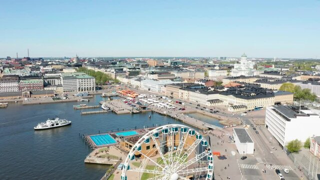 Aerial View Of Helsinki, South Harbor