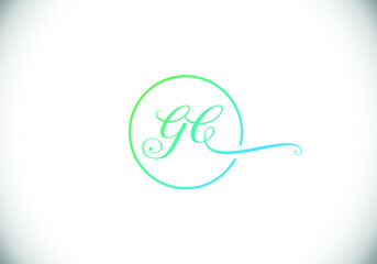 G C Initial Letter Logo design, Graphic Alphabet Symbol for Corporate Business Identity
