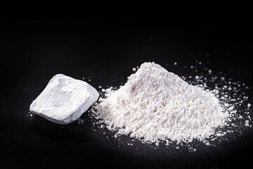 Kaolin or kaolin is an ore composed of hydrated aluminum silicates, such as kaolinite and haloisite