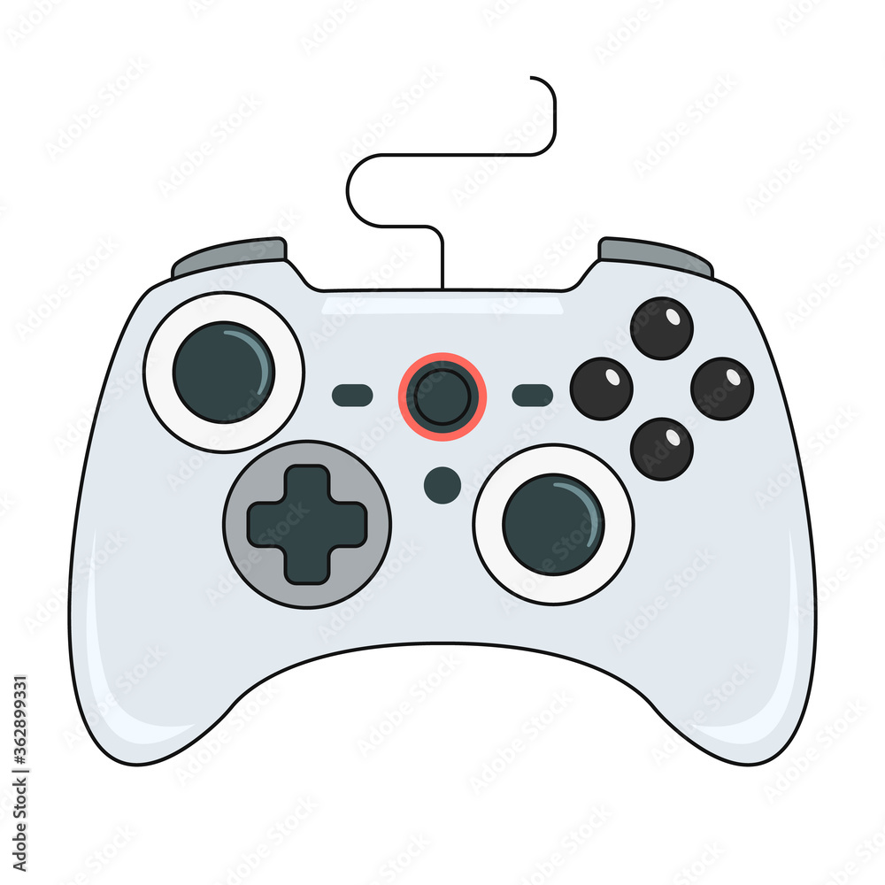 Wall mural Video game controller icon.Joystick, game play icon
