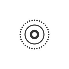 Live photo icon. Live camera symbol modern simple vector icon for website or mobile app