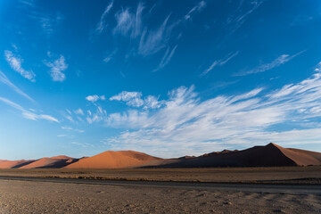 Fototapeta na wymiar Sand dunes in Africa